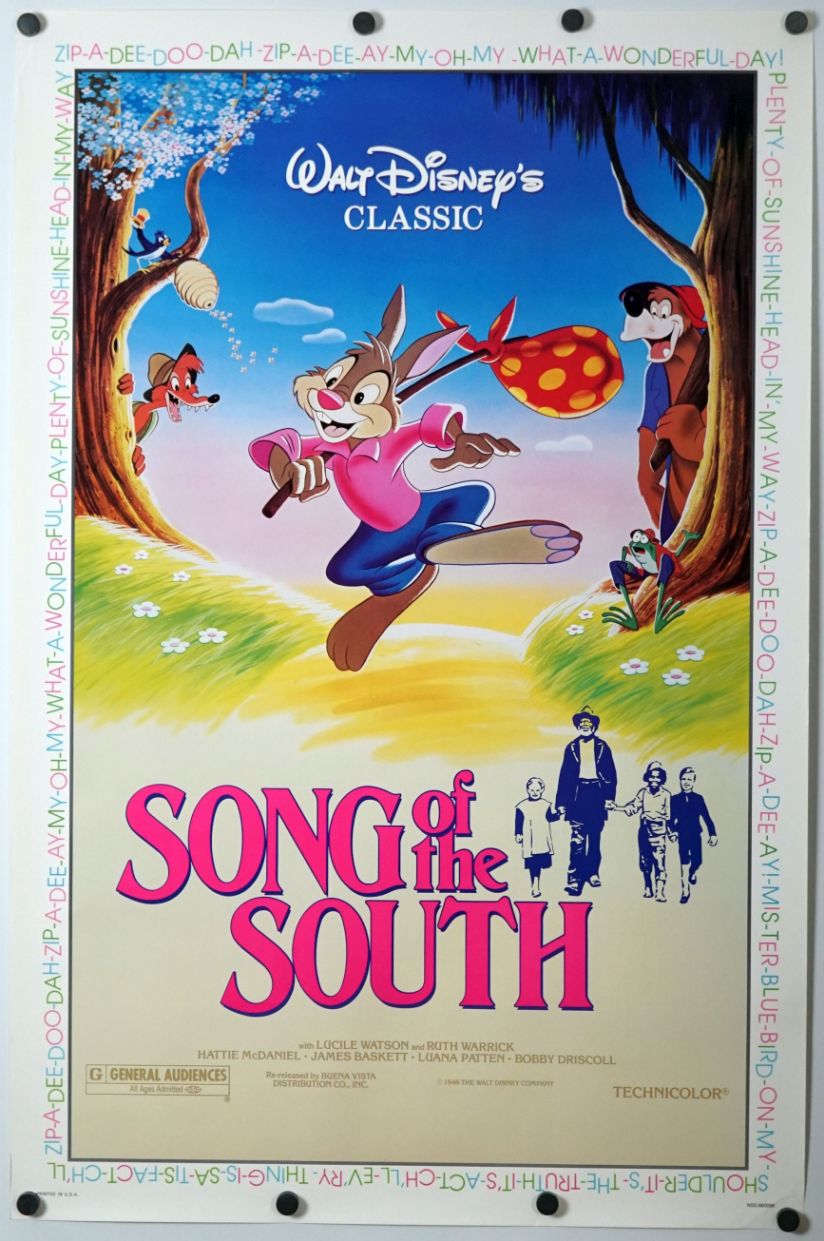 Song of the South (1986) original theatrical movie poster - Re-Release