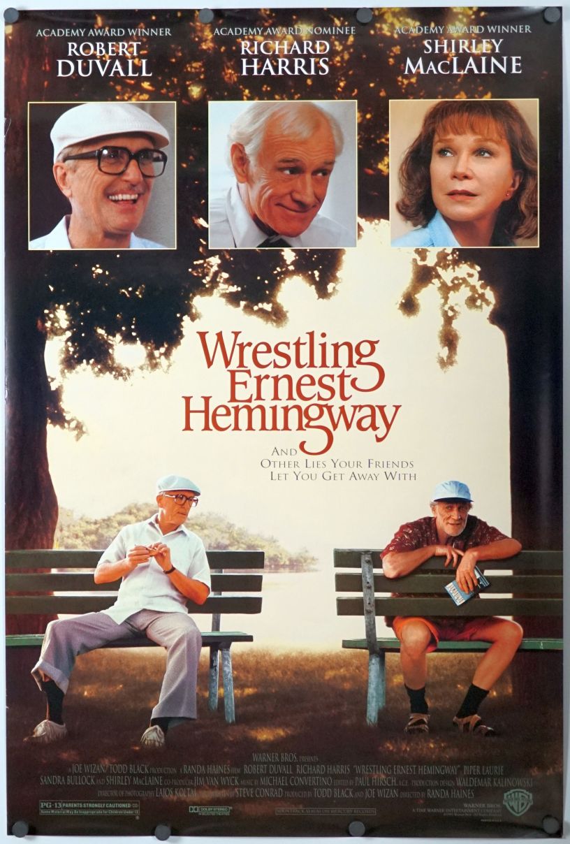 Wrestling Ernest Hemingway (1993) original theatrical movie poster - Final