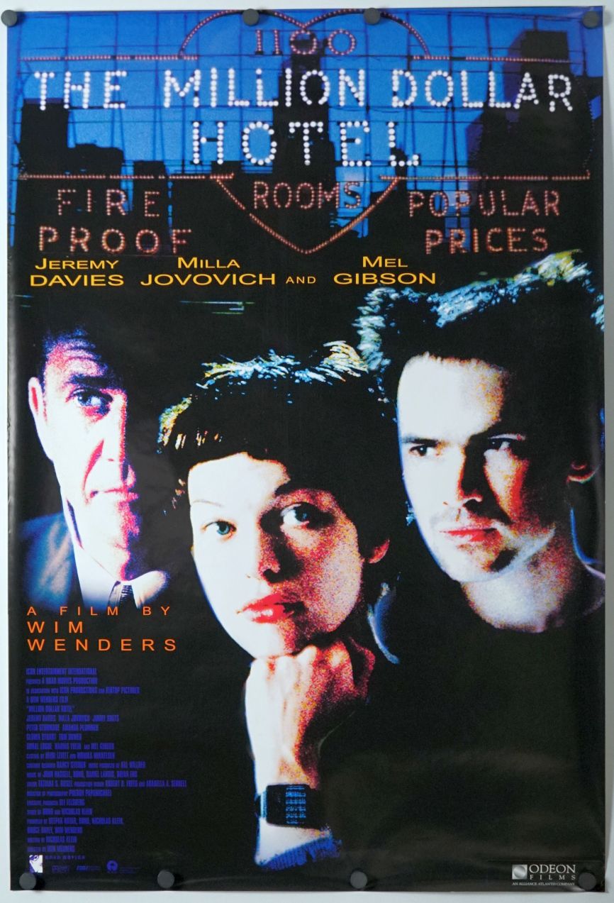 The Million Dollar Hotel (2001) original theatrical movie poster - Final