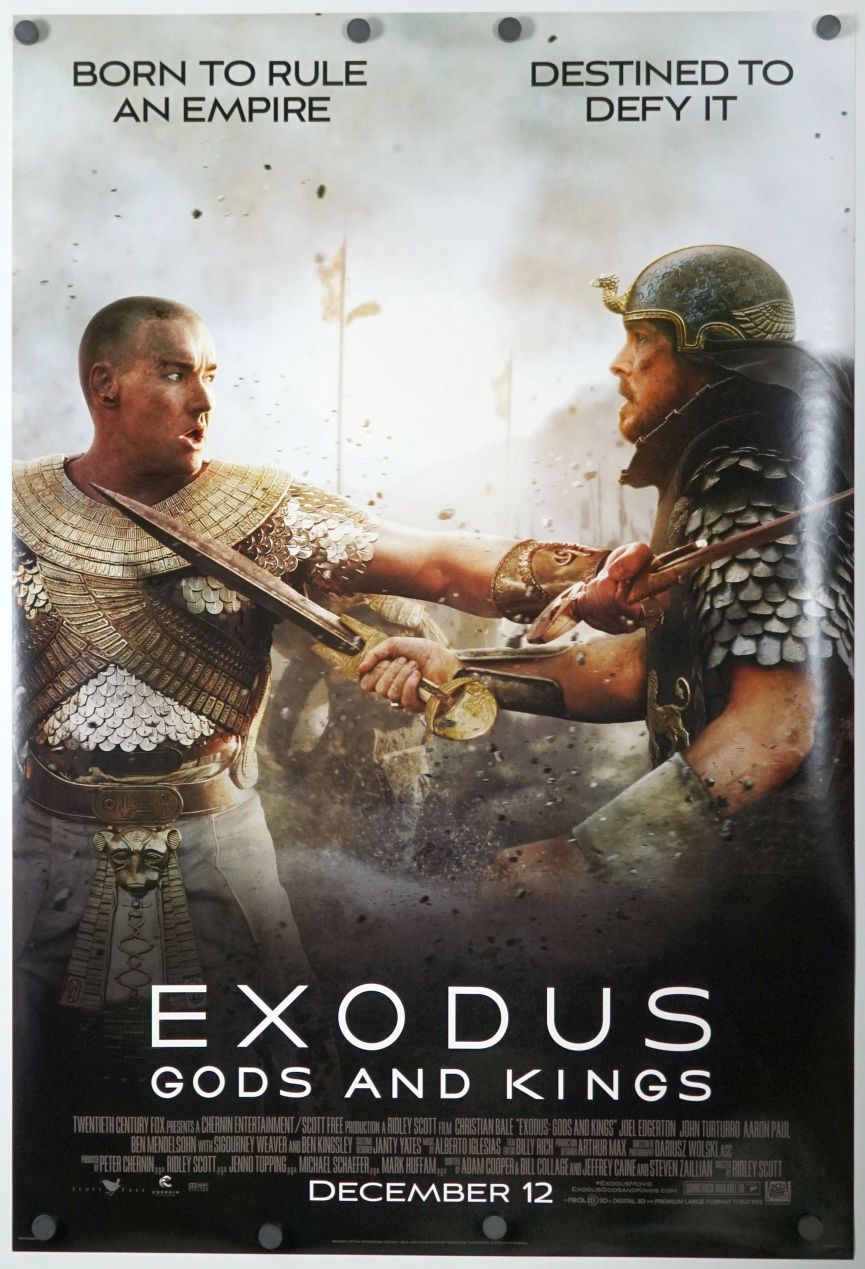 Exodus: Gods and Kings (2014) original theatrical movie poster - International Style D