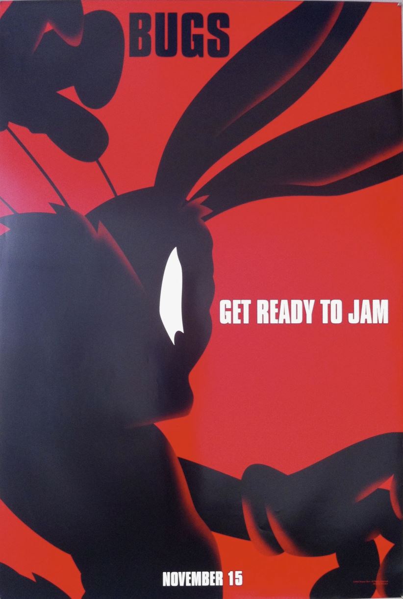 Space Jam (1996) original theatrical movie poster - Advance Style C