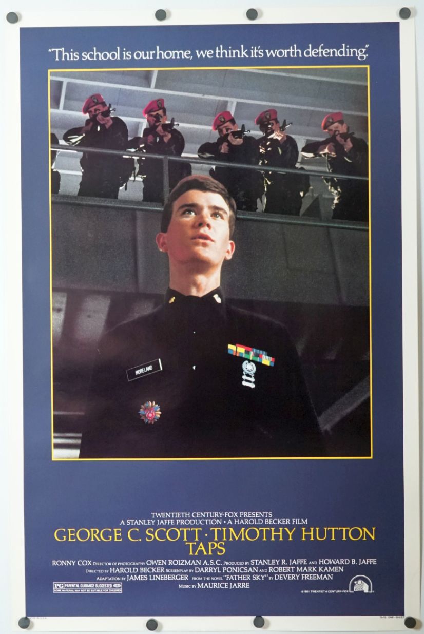 Taps (1981) original theatrical movie poster - Final