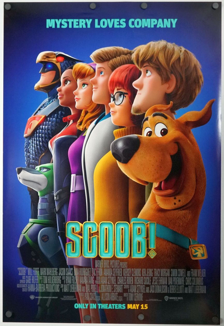 Scoob! (2020) original theatrical movie poster - Final