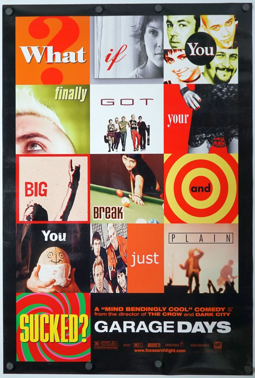Garage Days (2002) original theatrical movie poster - Final