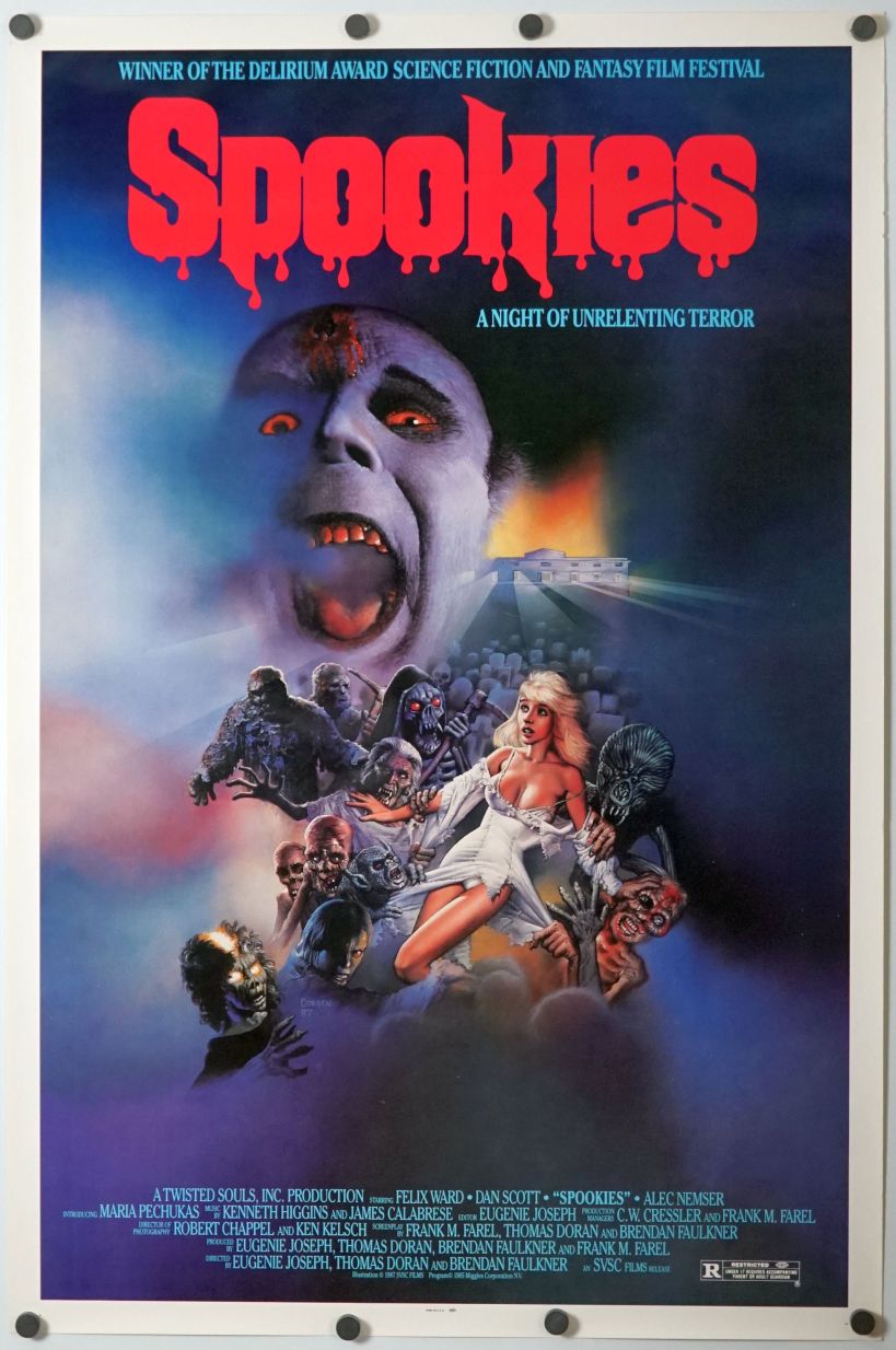 Spookies (1986) original theatrical movie poster - Final