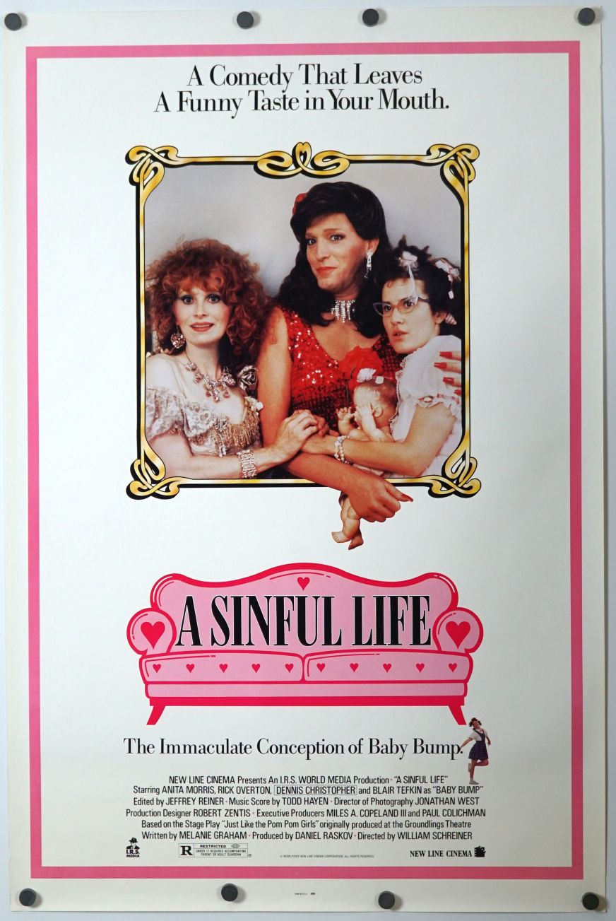 A Sinful Life (1989) original theatrical movie poster - Final
