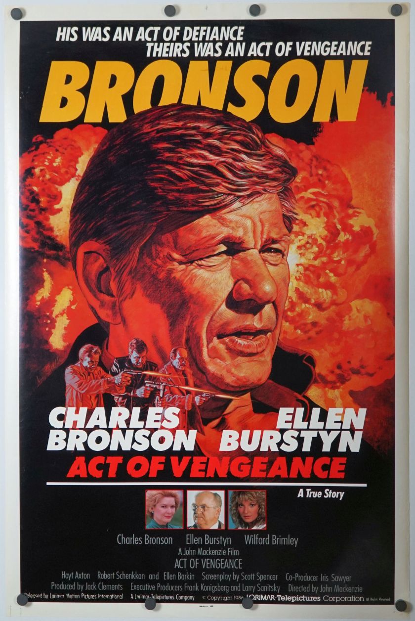 Act of Vengeance (1986) original theatrical movie poster - Final