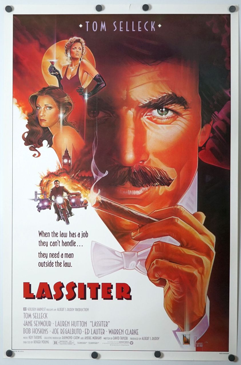 Lassiter (1984) original theatrical movie poster - Final