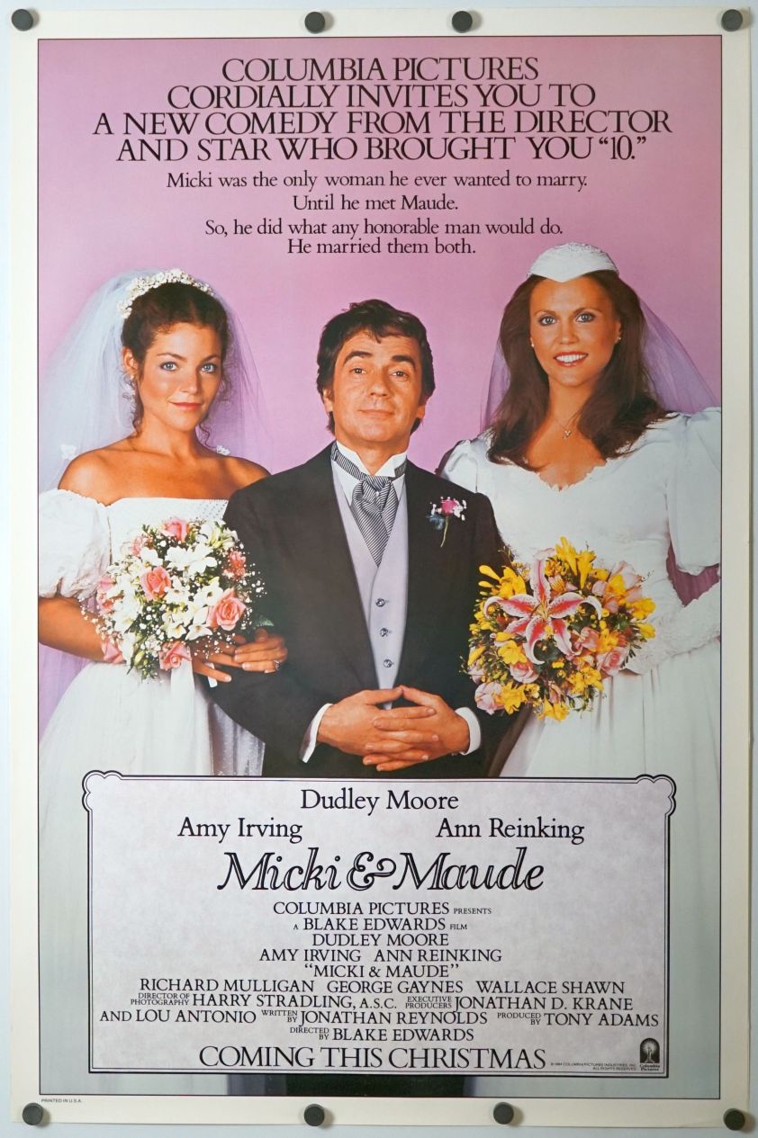Micki + Maude (1984) original theatrical movie poster - Advance