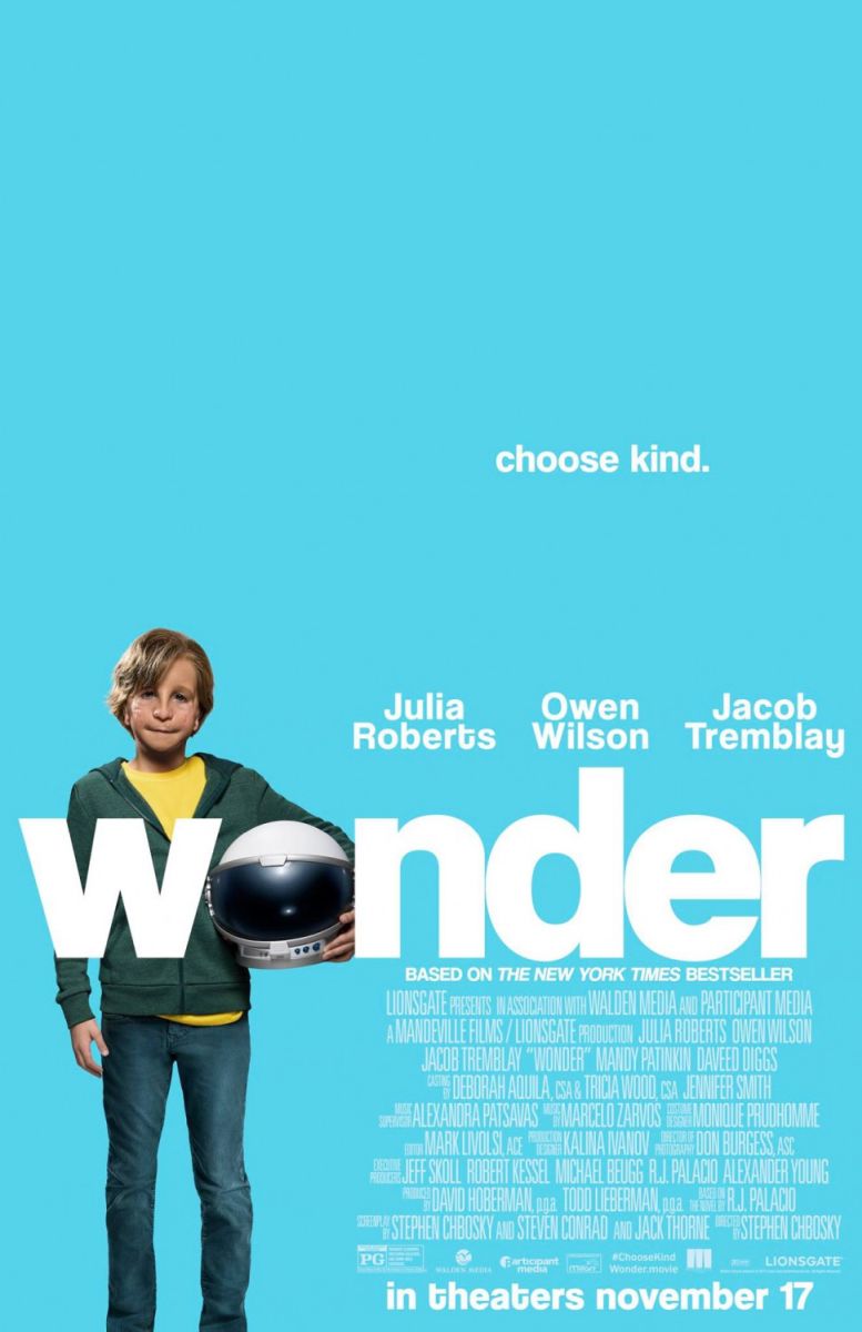 Wonder (2017) original theatrical movie poster - Final