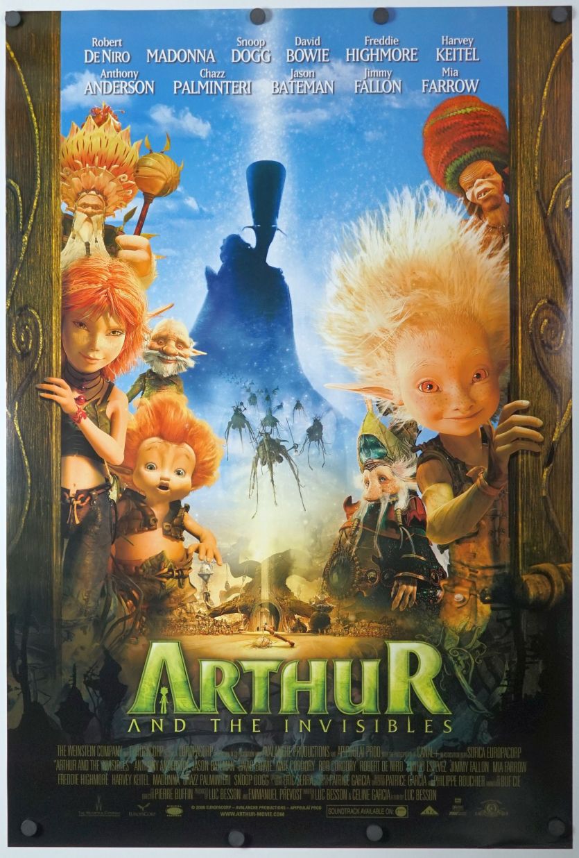 Arthur and the Invisibles (2007) original theatrical movie poster - Final