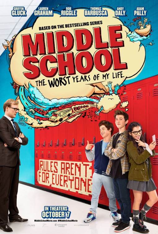 Middle School: The Worst Years of My Life (2016) original theatrical movie poster - Advance