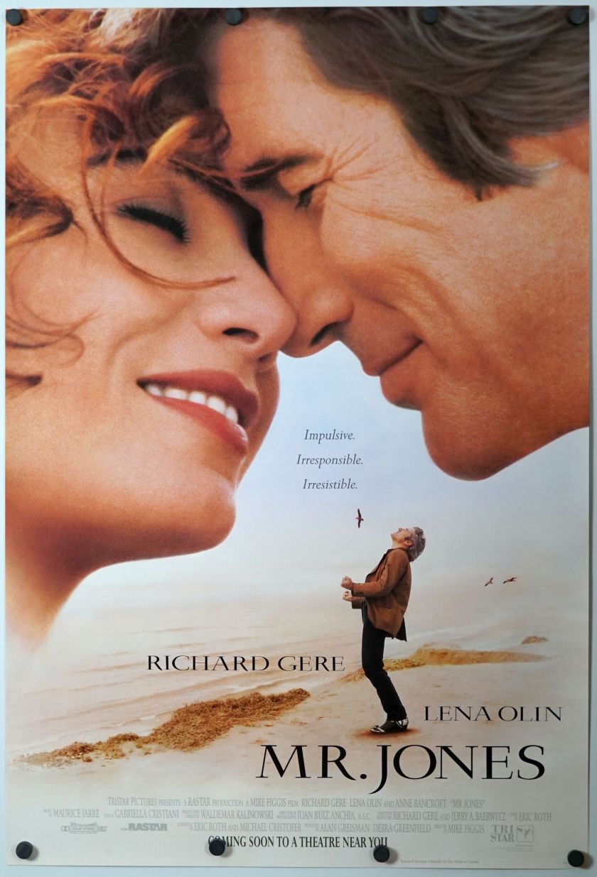 Mr. Jones (1993) original theatrical movie poster - Final
