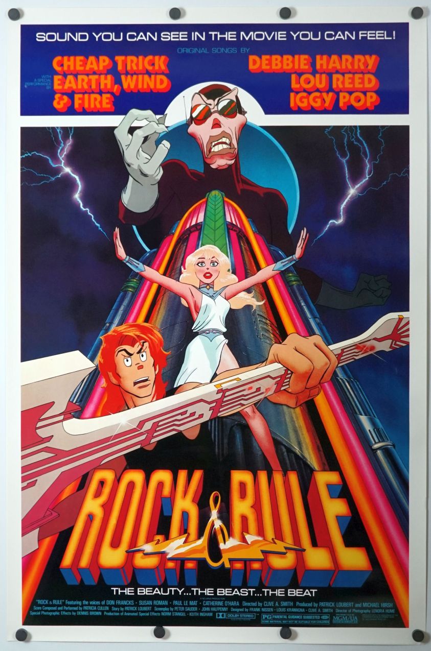 Rock & Rule (1983) original theatrical movie poster - Final