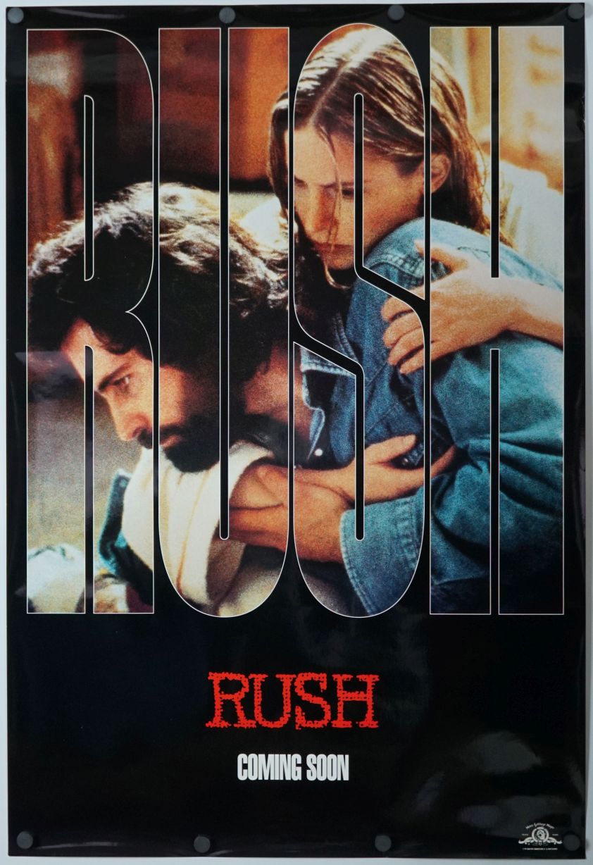 Rush (1991) original theatrical movie poster - Advance