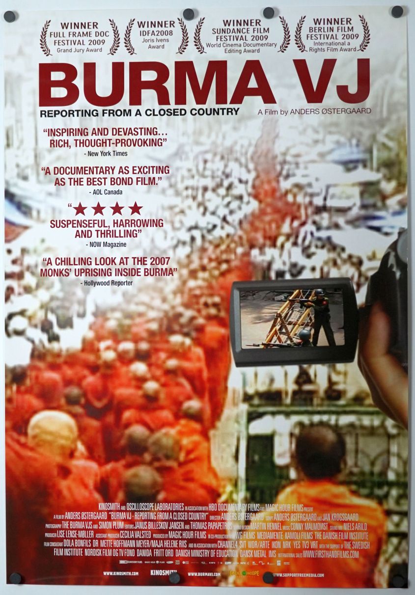 Burma VJ: Reporting from a Closed Country (2008) original theatrical movie poster - Final