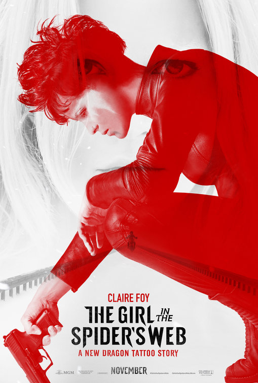 The Girl in the Spider's Web (2018) original theatrical movie poster - Advance Style B