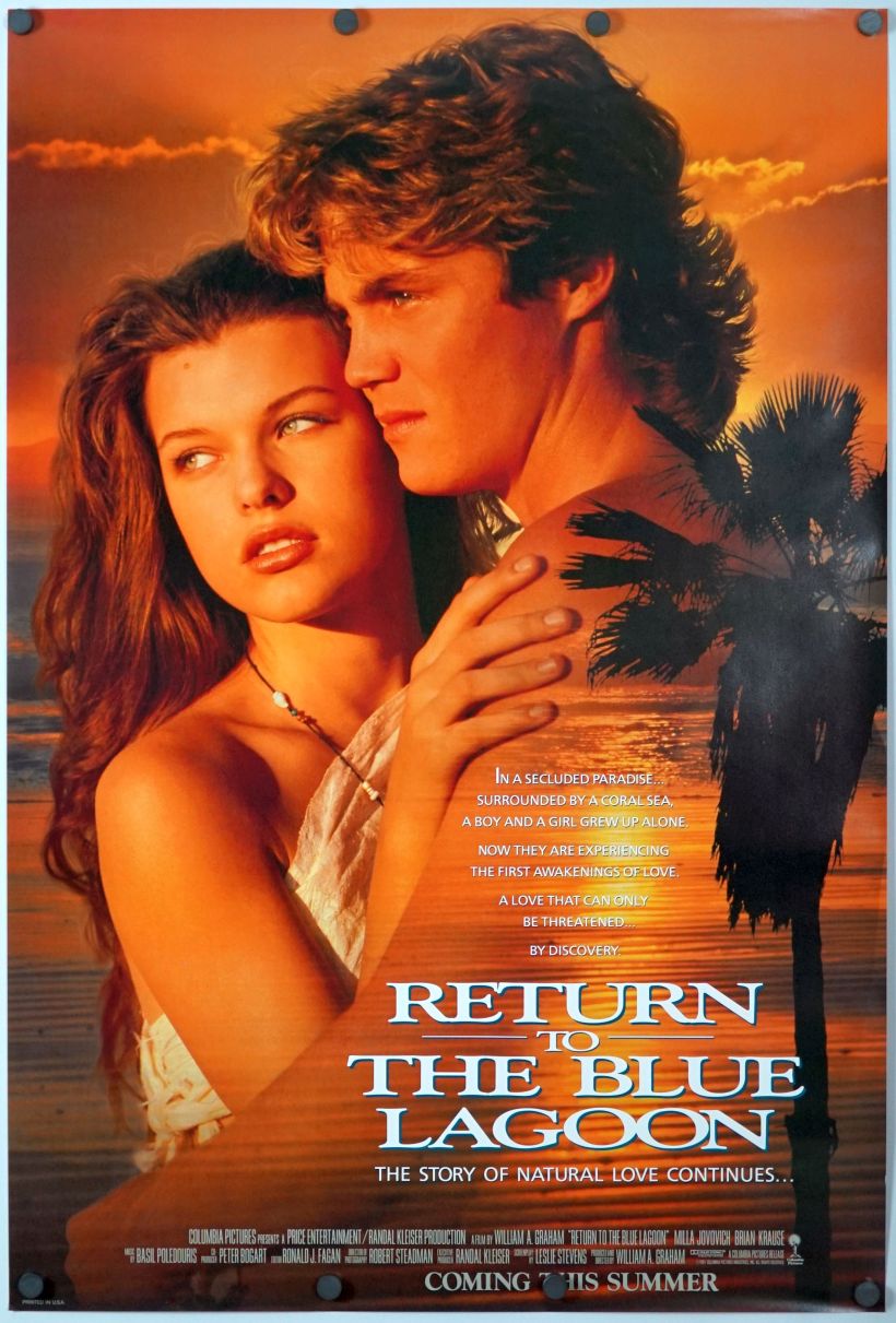 Return to the Blue Lagoon (1991) original theatrical movie poster - Final