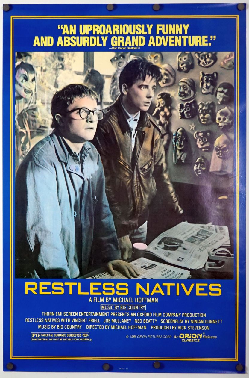 Restless Natives (1986) original theatrical movie poster - Final