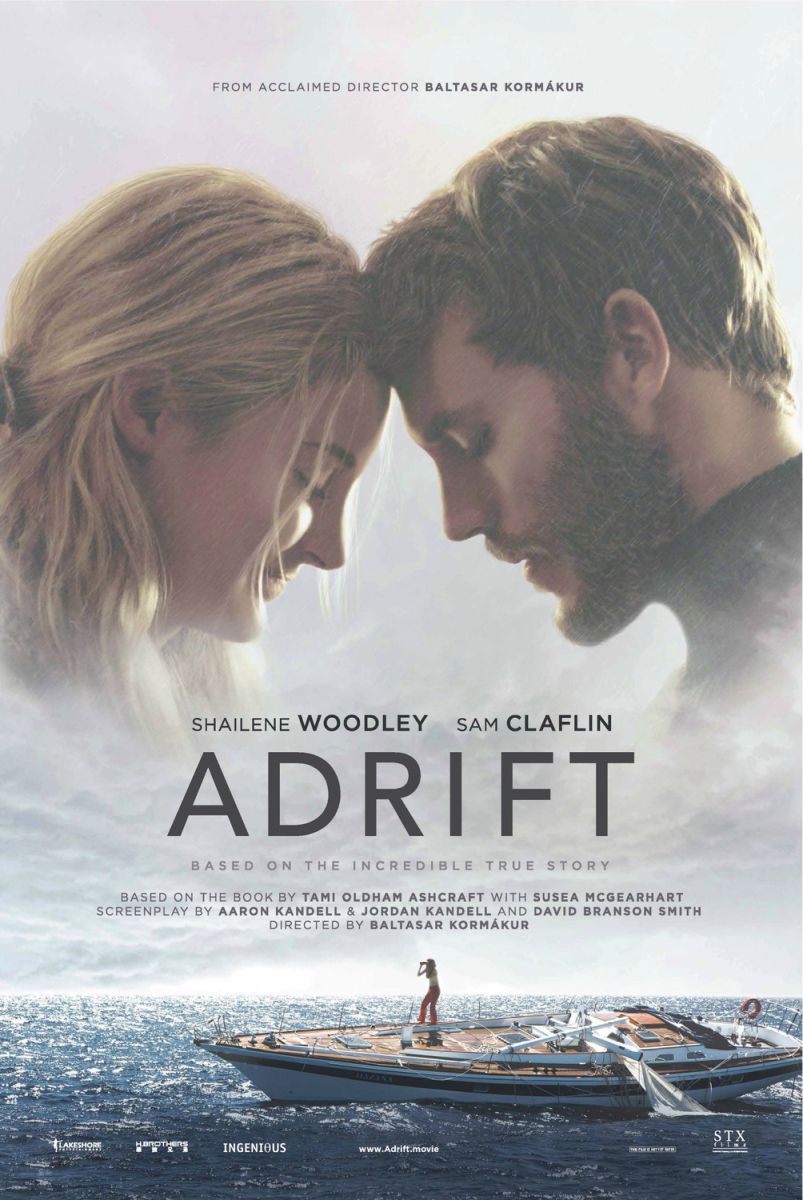 Adrift (2018) original theatrical movie poster - Final