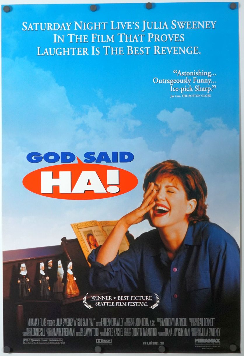 God Said, 'Ha!' (1998) original theatrical movie poster - Final