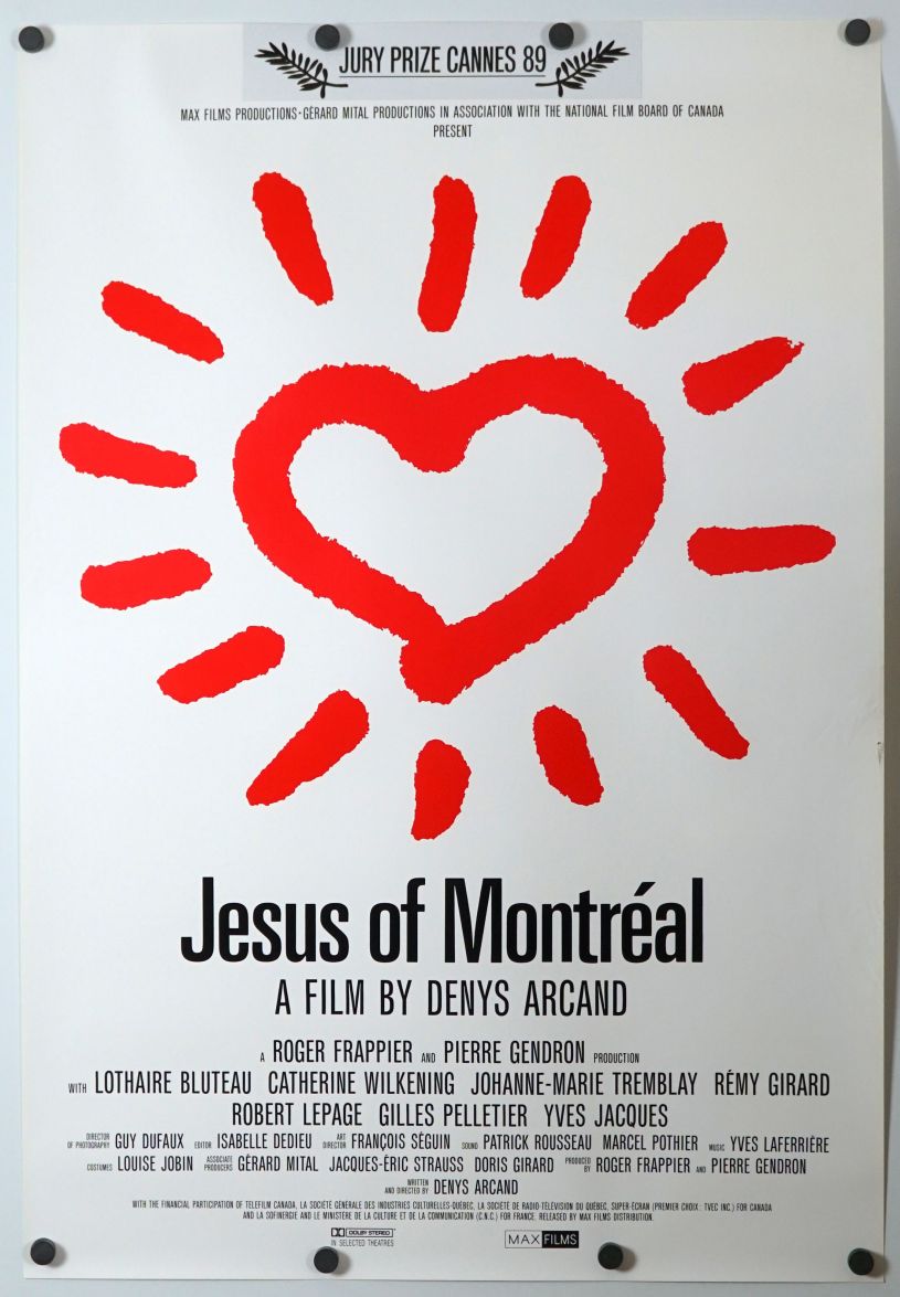 Jesus of Montreal (1989) original theatrical movie poster - Final