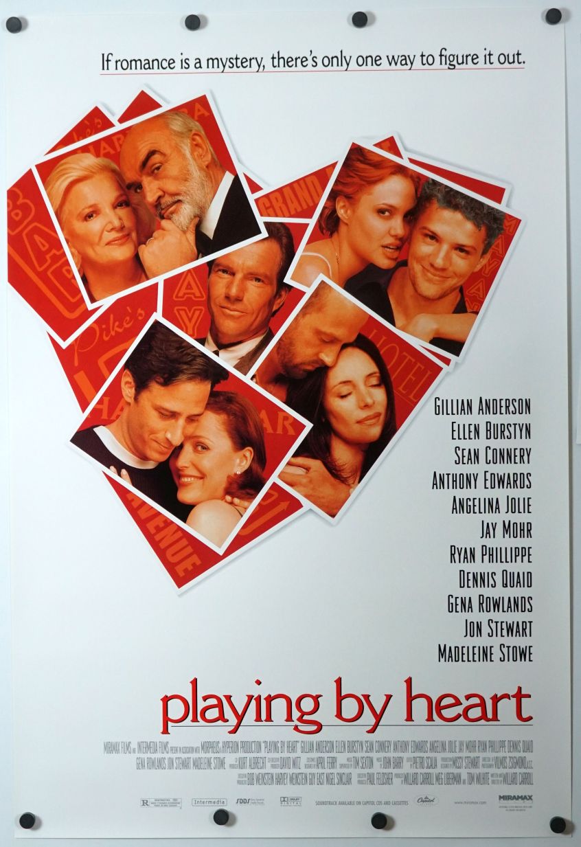 Playing by Heart (1998) original theatrical movie poster - Final