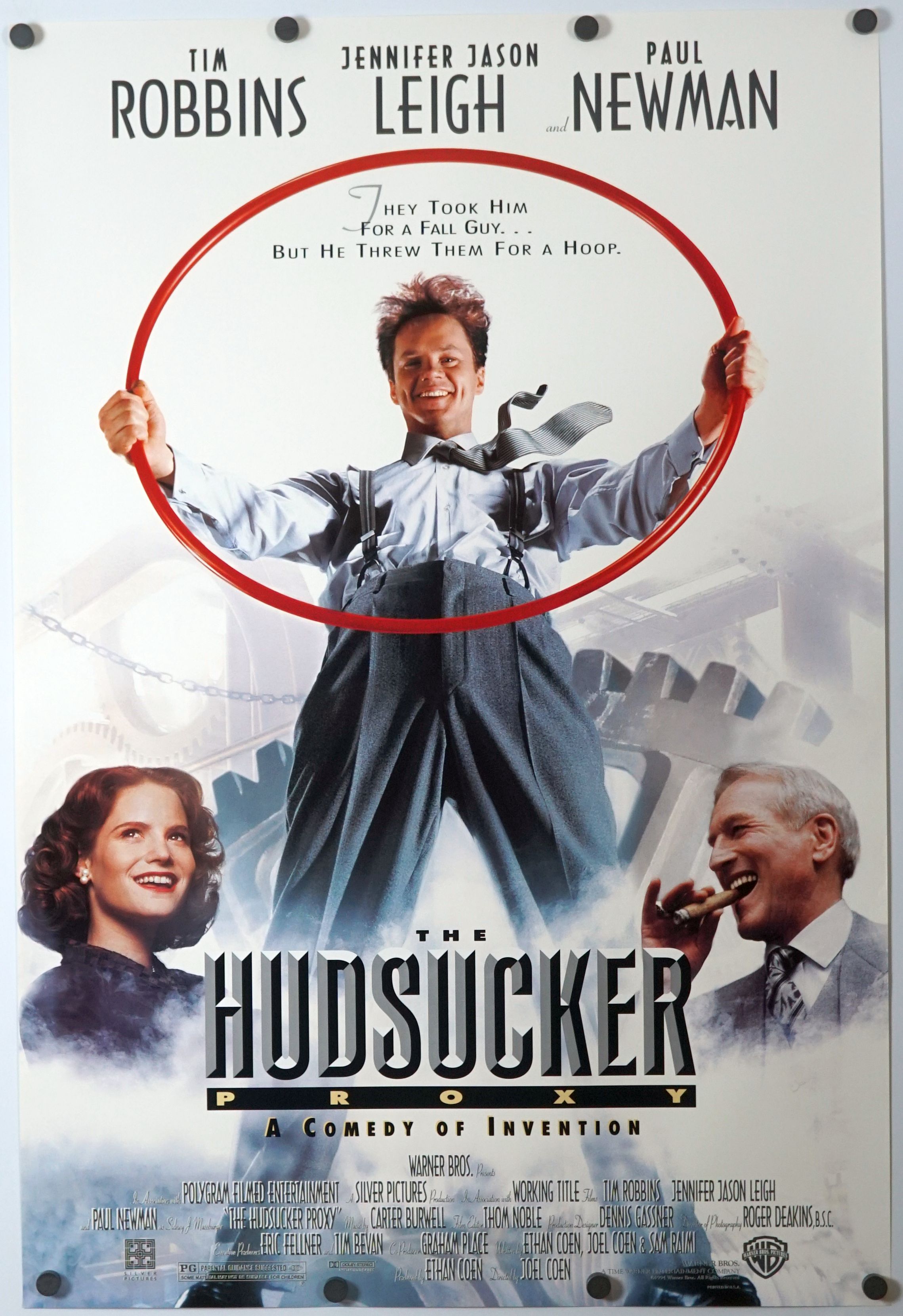 The Hudsucker Proxy (1994) original theatrical movie poster - Final