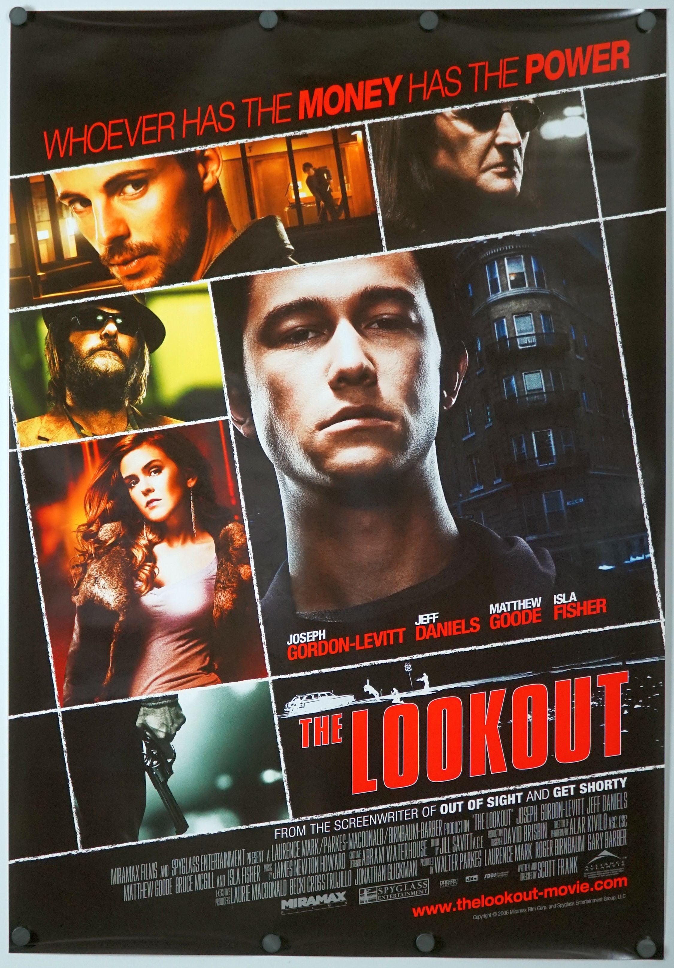 The Lookout (2007) original theatrical movie poster - Final