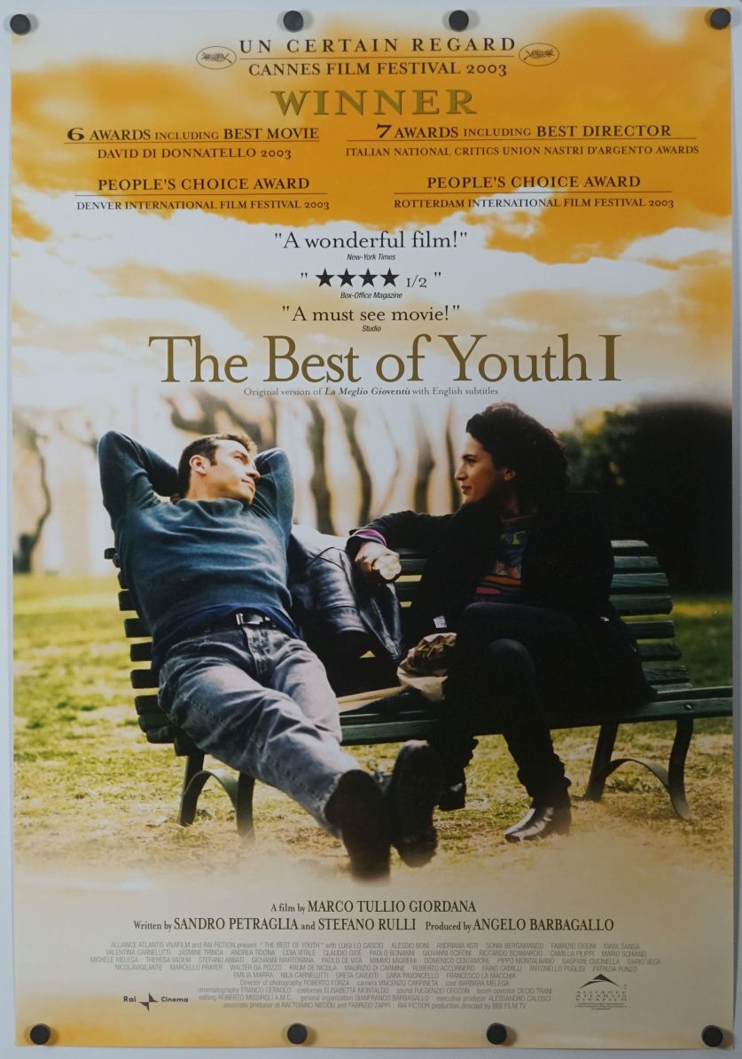The Best of Youth (2003) original theatrical movie poster - Style A