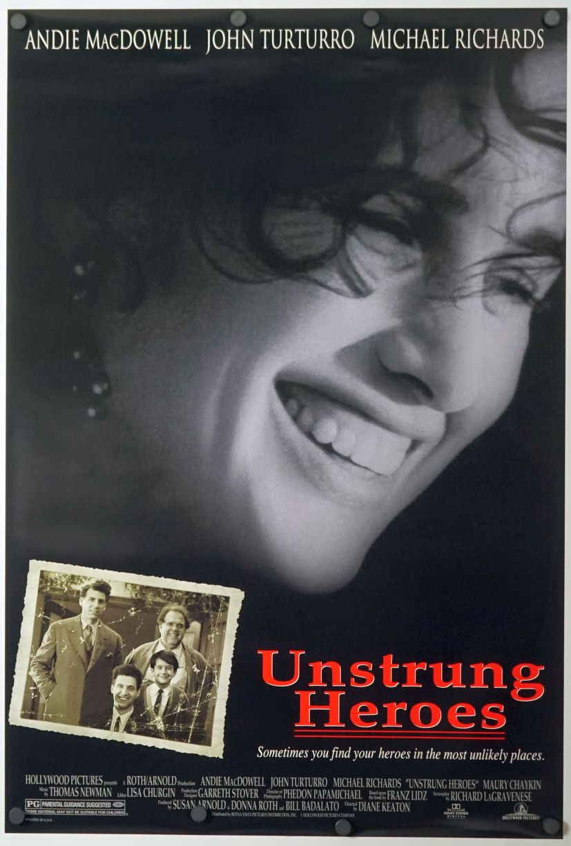 Unstrung Heroes (1995) original theatrical movie poster - Final