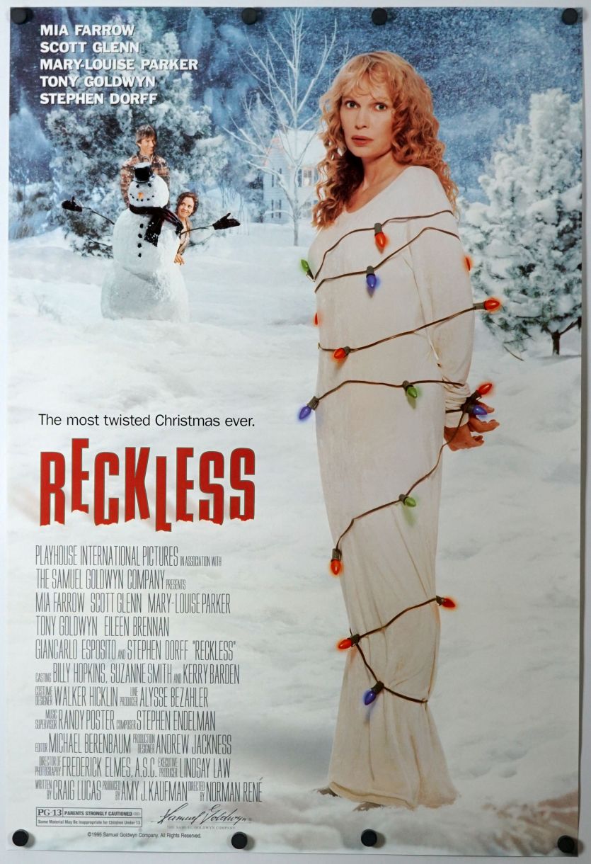 Reckless (1995) original theatrical movie poster - Final