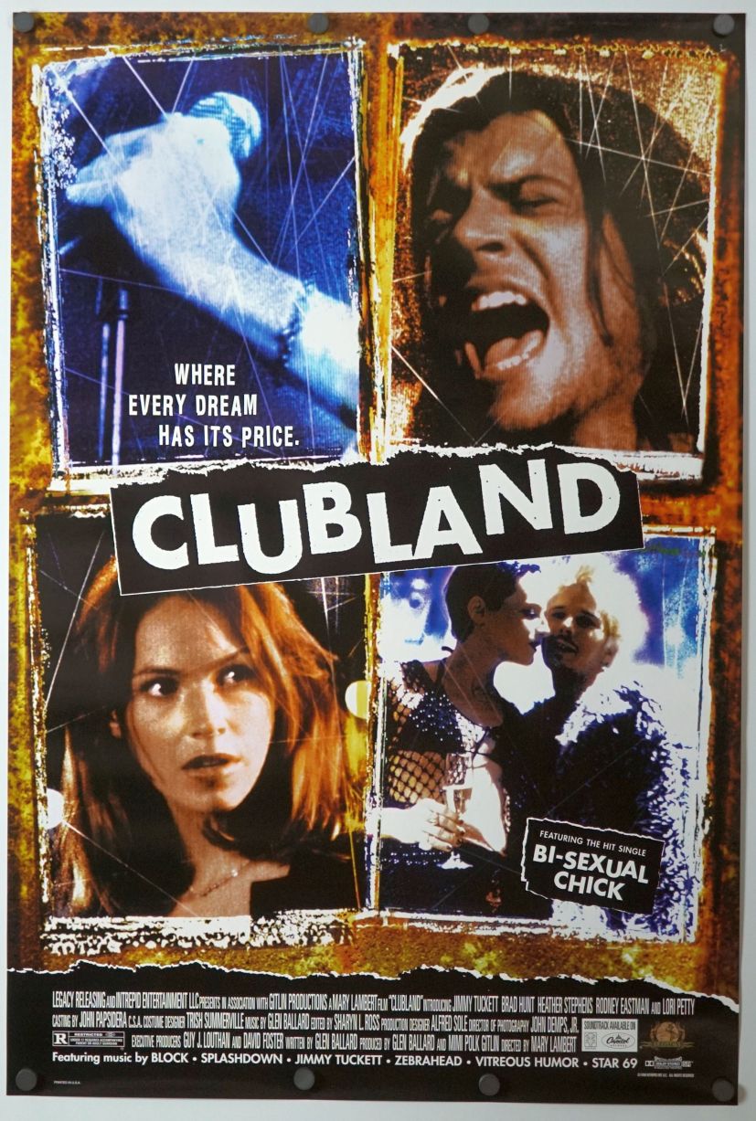 Clubland (1999) original theatrical movie poster - Final
