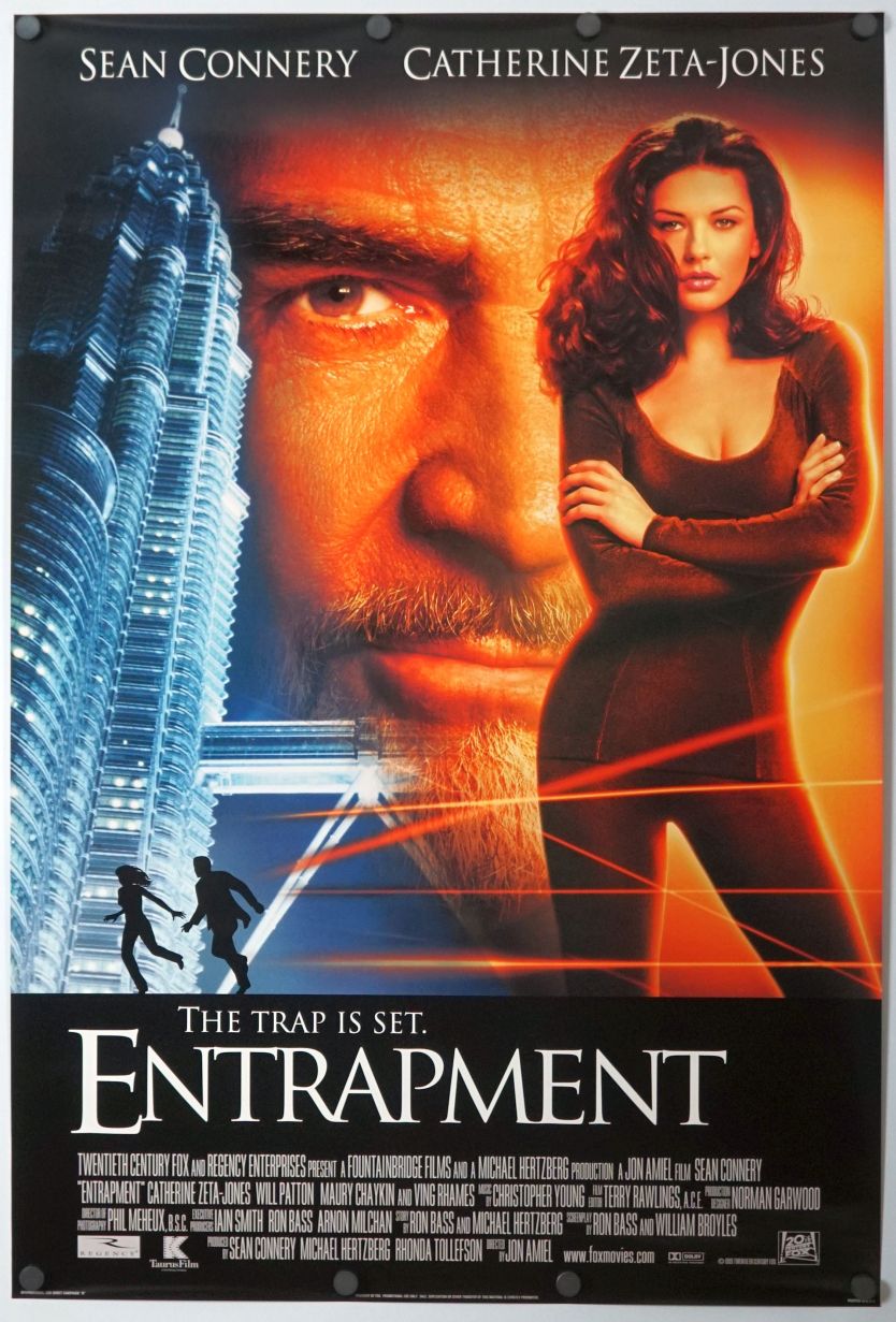 Entrapment (1999) original theatrical movie poster - International Final