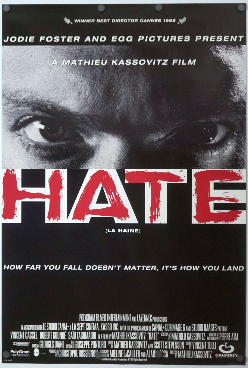 La Haine (1996) original theatrical movie poster - Final