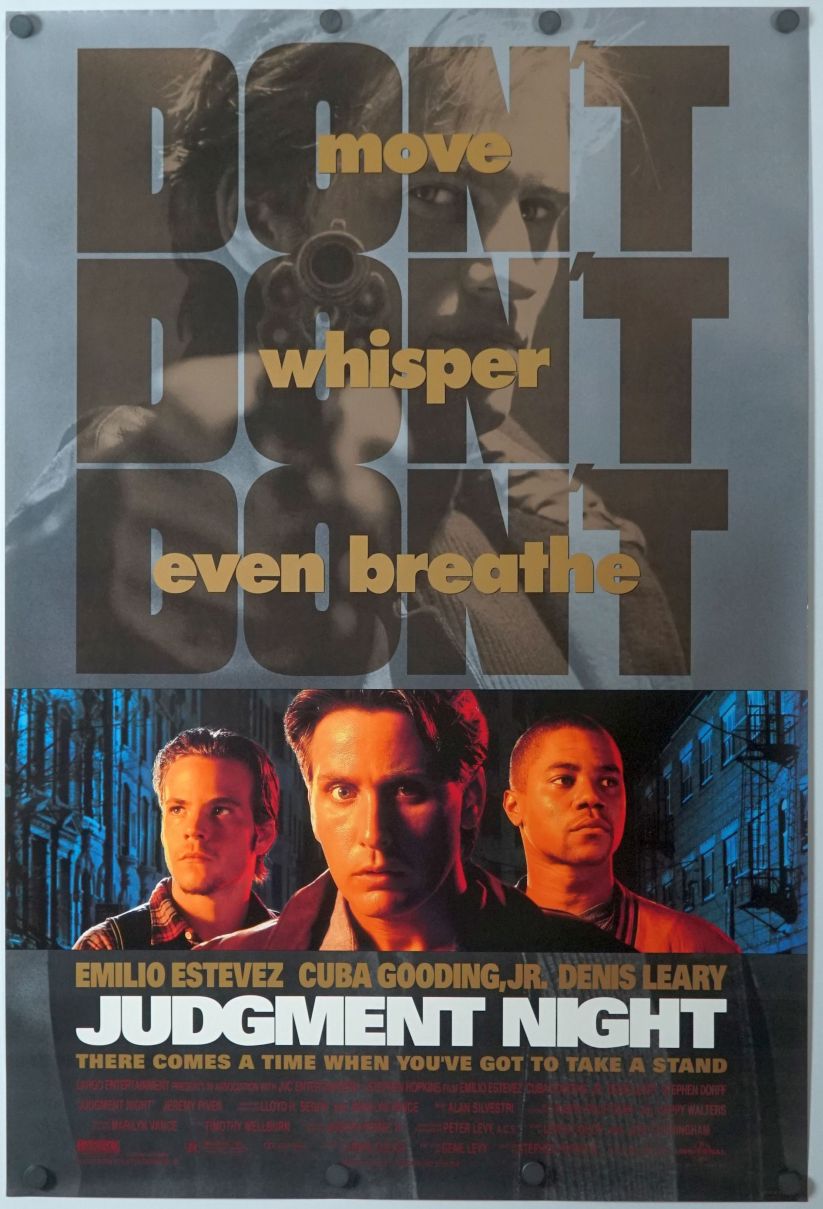 Judgment Night (1993) original theatrical movie poster - Final