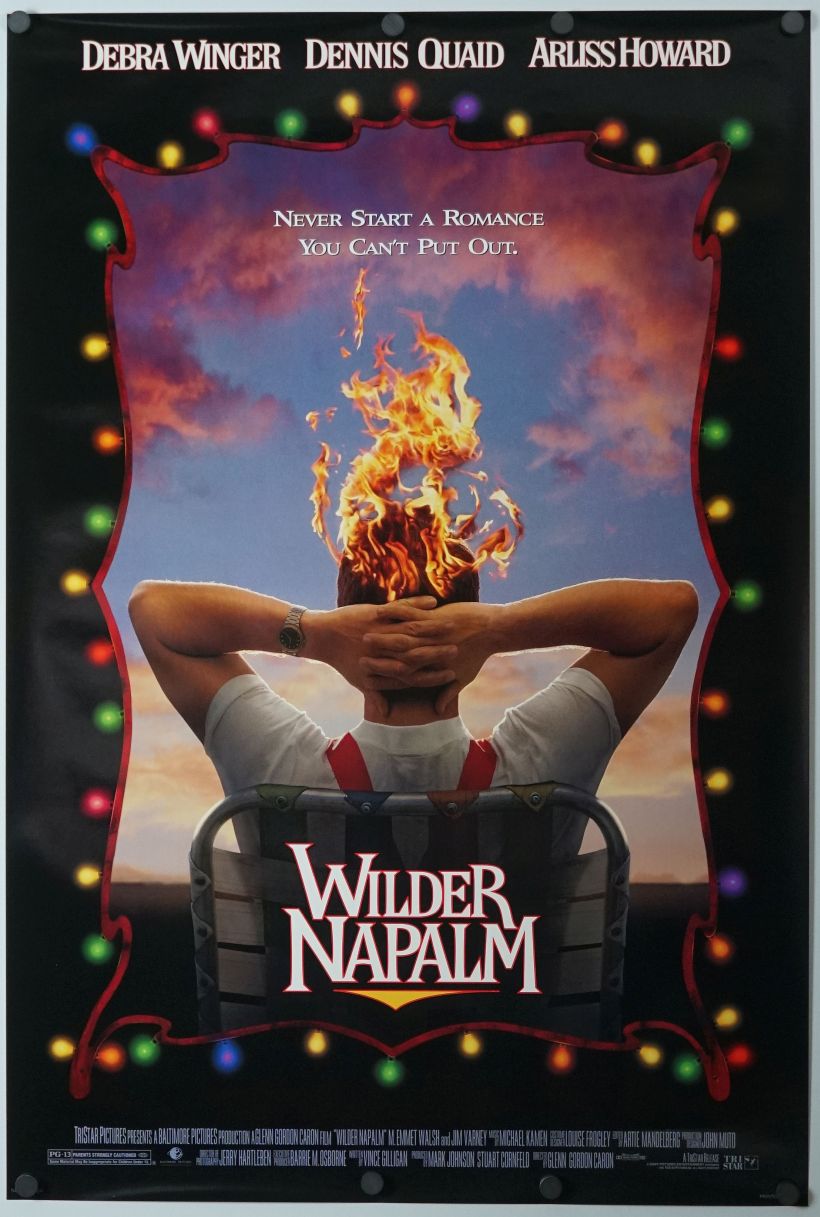 Wilder Napalm (1993) original theatrical movie poster - Advance