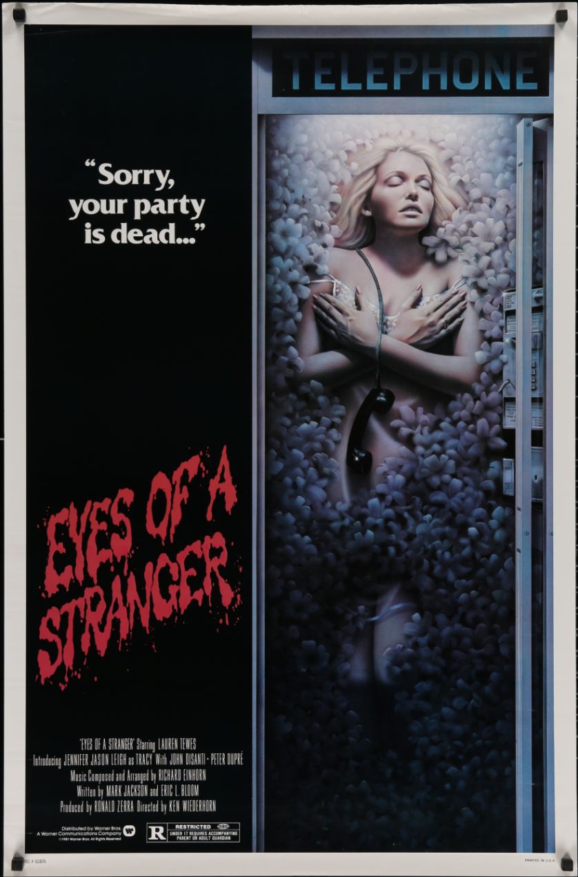 Eyes of a Stranger (1981) original theatrical movie poster - Final