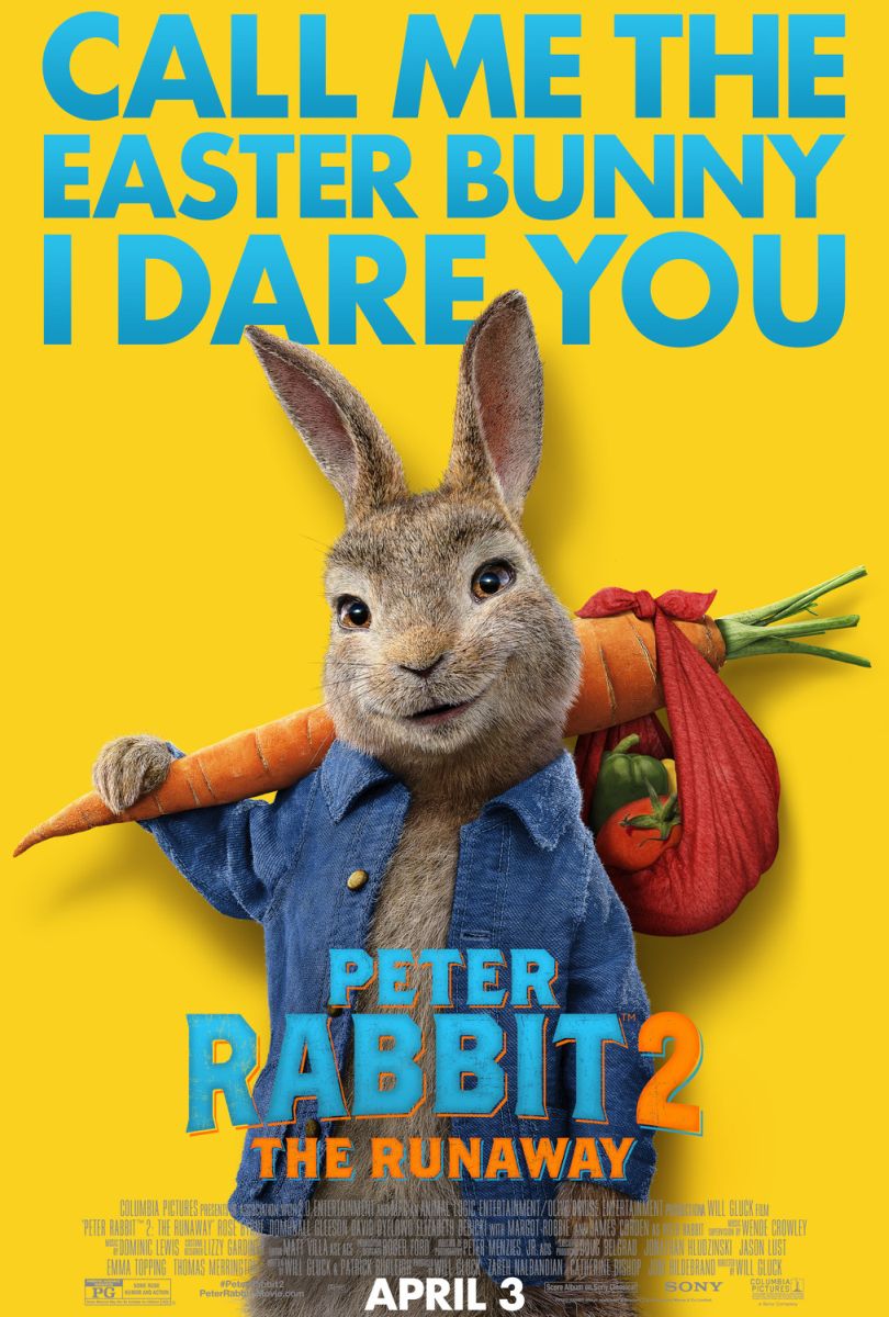 Peter Rabbit 2: The Runaway (2021) original theatrical movie poster - Final