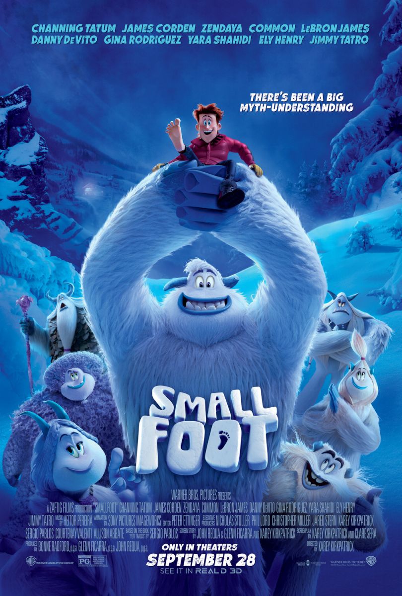 Smallfoot (2018) original theatrical movie poster - Final
