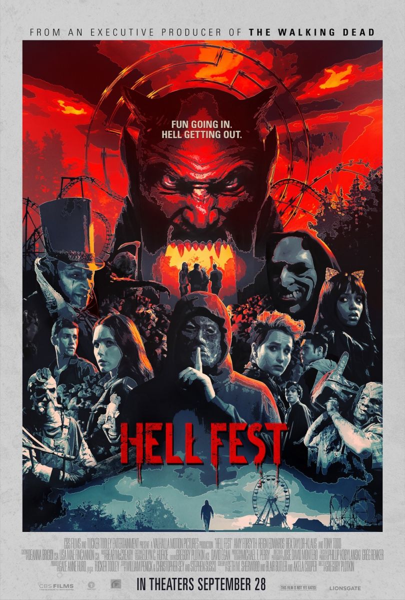 Hell Fest (2018) original theatrical movie poster - Final
