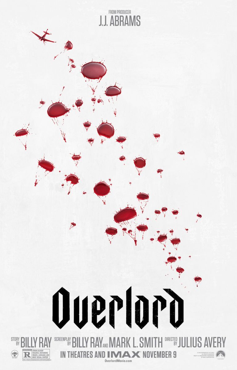 Overlord (2018) original theatrical movie poster - Final