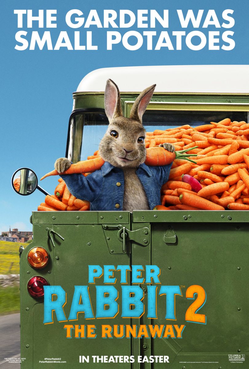 Peter Rabbit 2: The Runaway (2021) original theatrical movie poster - Advance