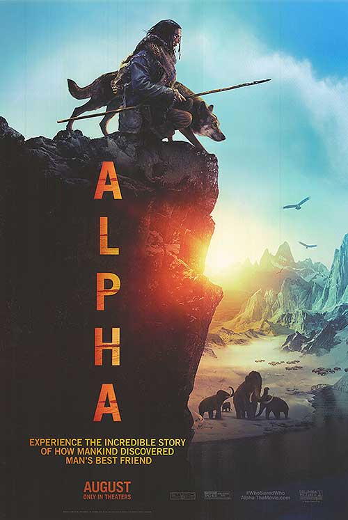 Alpha (2018) original theatrical movie poster - Final