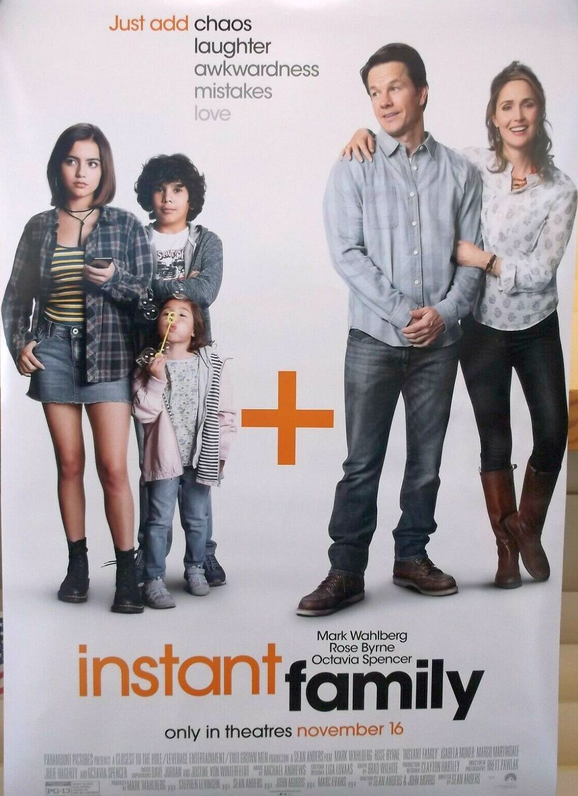 Instant Family (2018) original theatrical movie poster - Final