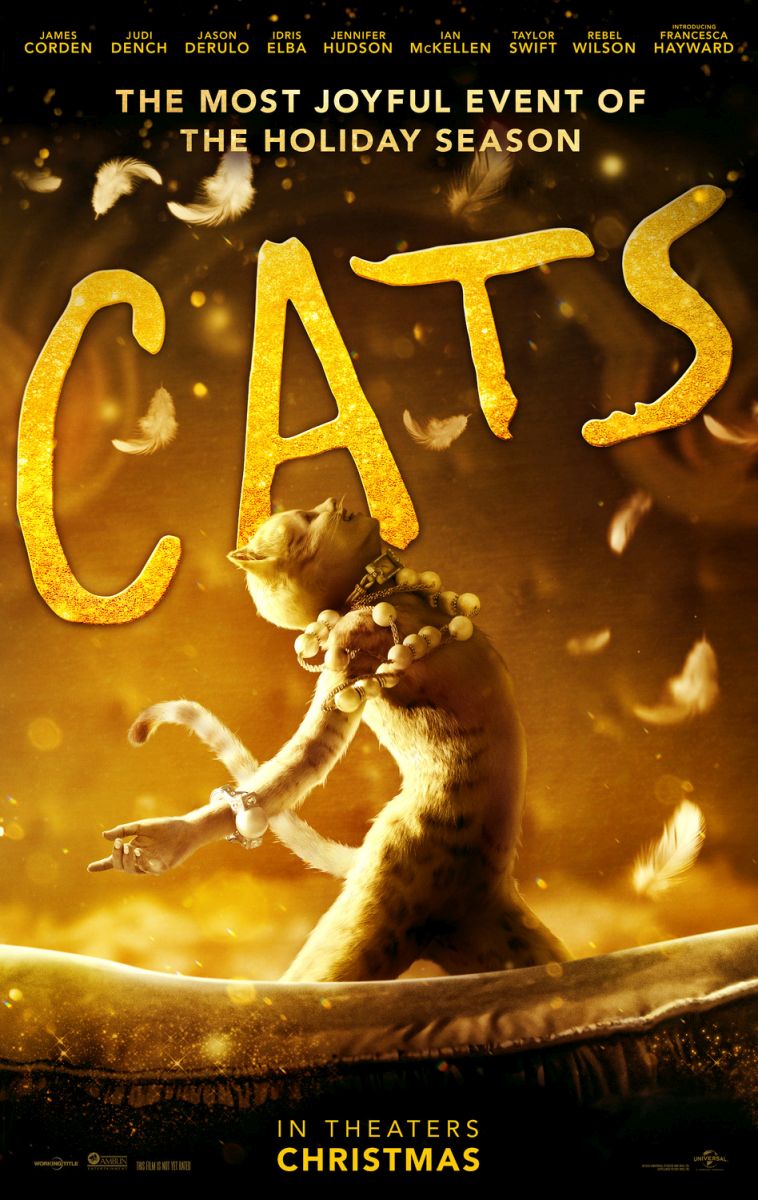 Cats (2019) original theatrical movie poster - Final