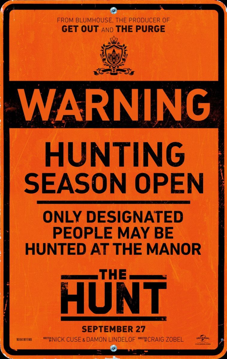 The Hunt (2020) original theatrical movie poster - Advance