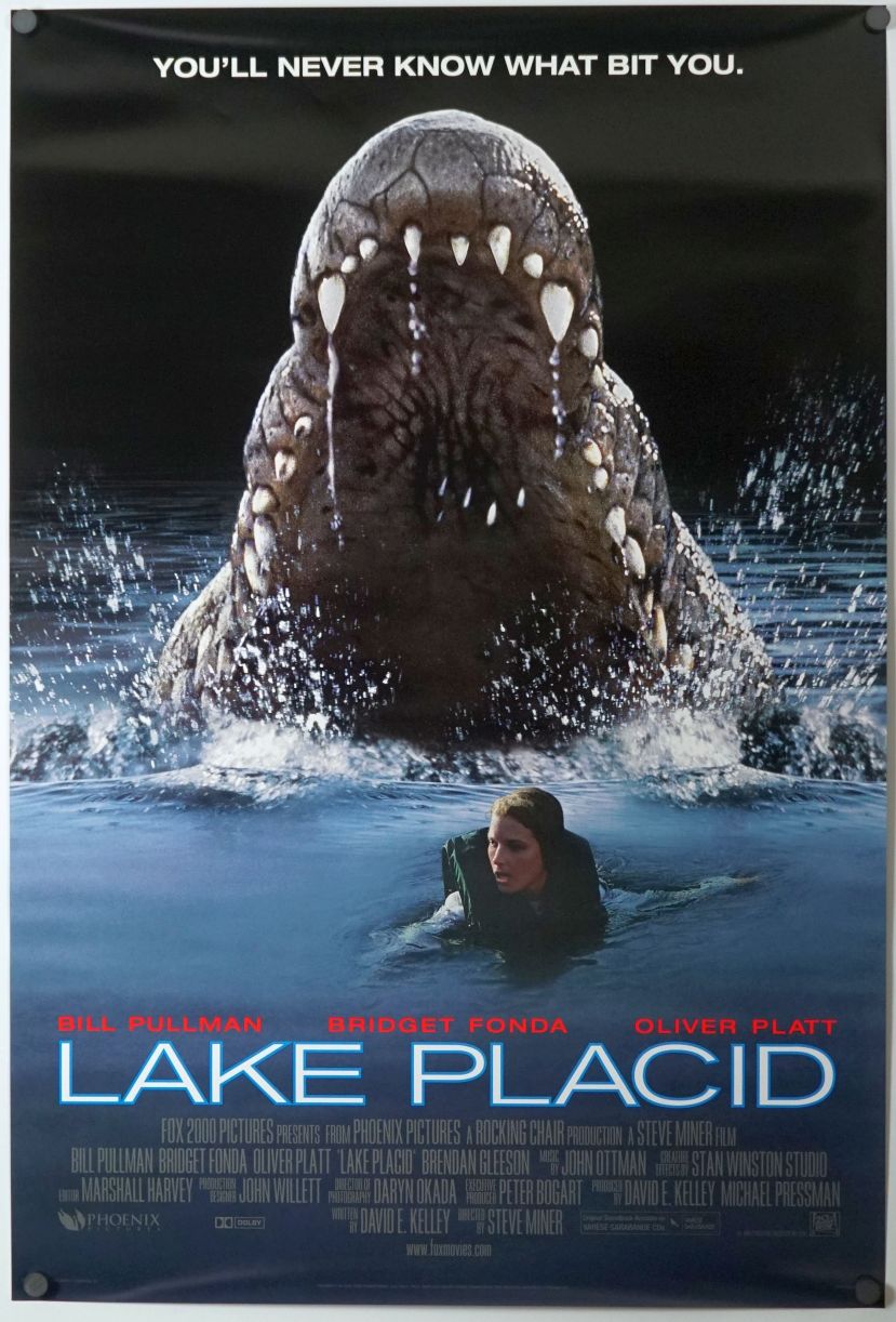Lake Placid (1999) original theatrical movie poster - International