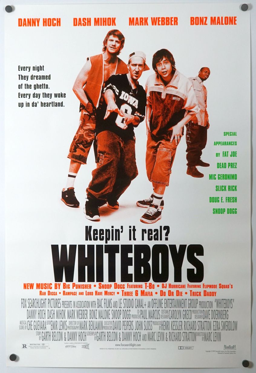 Whiteboyz (1999) original theatrical movie poster - Final
