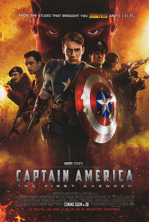 Captain America: The First Avenger (2011) original theatrical movie poster - International Final